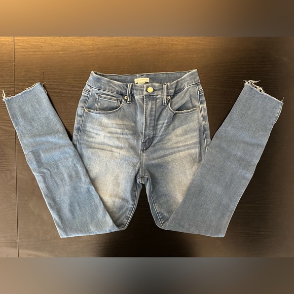 Good American Women's Blue Skinny Jeans - Picture 3 of 9